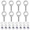 PATIKIL M6 x 30mm Lifting Shoulder Eye Bolts Set of