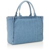 F Style F-SD010556-017 Daily Denim Tote Bag with Coat of