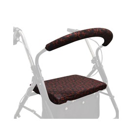 Spring Season Wheelchair Seat Cushion & Backrest, Ergonomic, Comfortable, Durable, Breathable, Waterproof, Easy Care - For Maximum Comfort & Support for Wheelchair Users (Red Lines)