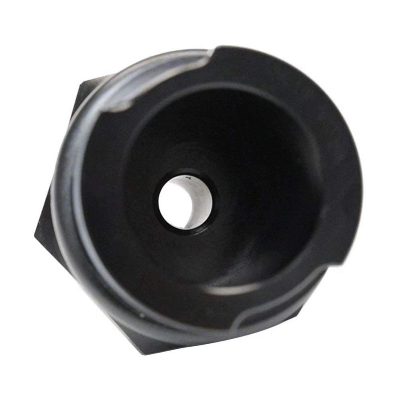 Billet Black Aluminum Valve Cover Oil Cap w/-10 AN Fitting