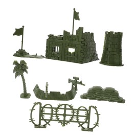 Gatuida Set of Realistic Army Model DIY Sand Table Decoration Safe Material for Play Teaching and Collecting