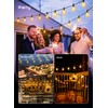 Brightown Outdoor String Lights Patio Lights, 100FT ST38 Shatterproof Dimmable