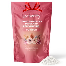 Locsanity Dreadlock Hair Scalp Detox - Deep Clean Dreadlock Powder, Cleansing Conditioner - Natural Hair Cleanser for Build Up - ACV Alternative, Loc Care and Maintenance Products