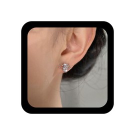 Cybche Punk Crystal CZ Spider Earrings Small Rhinestone Earrings Silver Minimalist Scary Animal Spider Stud Earrings Jewellery For Women