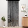 AHEJIOO Pack of 2 String Curtain Black – 100 x