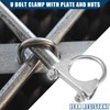 Hihaha Round U Bolt Muffler Exhaust Clamps for Car /
