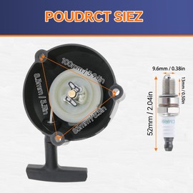 ZAMDOE Recoil Starter Assembly for Stihl Backpack Blower BR500 BR550 BR600 Pull Start, Replace for Sten 150-811,for Rotary 13529, 4282 190 0300 4282 190 0300A 4282 190 0303