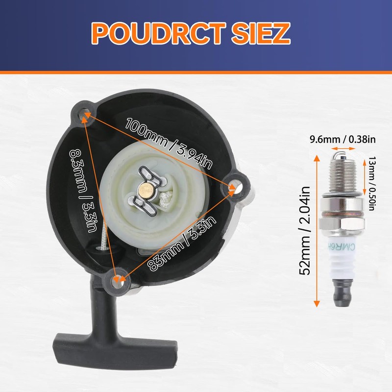 ZAMDOE Recoil Starter Assembly for Stihl Backpack Blower BR500 BR550