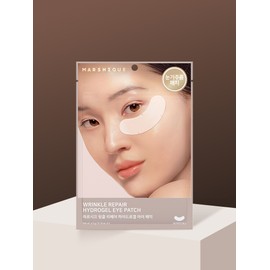 Marcique Wrinkle Repair Hydrogel Eye Patch 18 sheets - Eye bags, dark circles, wrinkles under the eyes, elasticity pack / 마르시끄 링클 리페어 하이드로겔 아이패치 18매 -아이백 다크써클 눈가 눈밑 주름 탄력 팩