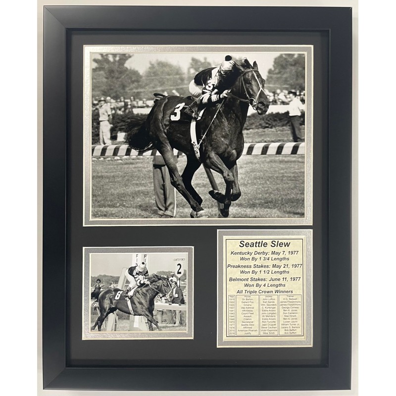 Legends Never Die Championsip Racehorse Collectible Memorabilia | Triple Crown