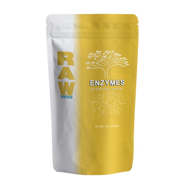 RAW Enzymes 2oz - Potent Plant Enzyme Blend for Enhanced Nutrient Uptake and Healthy Root Development