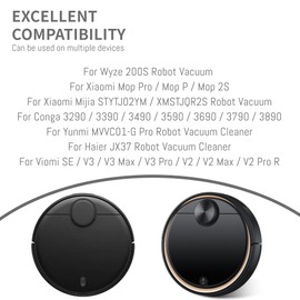 6800Mah Battery for Xiaomi Mop Pro/Mop P/Mop 2S, for Xiaomi STYTJ02YM INR18650 MH1-4S1P-SC, for Conga 3290 3390 3490 3590, for Yunmi MVVC01-G Pro, for Haier JX37, Compatible with Wyze Robot Vacuum