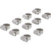 BGS Hose Clip, 10 x 16 mm, Stainless Steel, Set