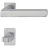 Hoppe Dallas Door Handle Set on Mini Rosette WC Door