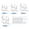 Nicear 16PCS Tool Spring Terry Clips Wall Mounted 304 Stainless