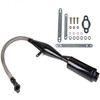 For Black Viper Flexible Muffler Exhaust Pipe For 80cc Bike