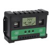 Solar Controller 12V 24V Charge Discharge PV Regulator LCD Display