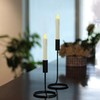 CVHOMEDECO. Real Wax Hand Dipped Battery Operated LED Timer Taper