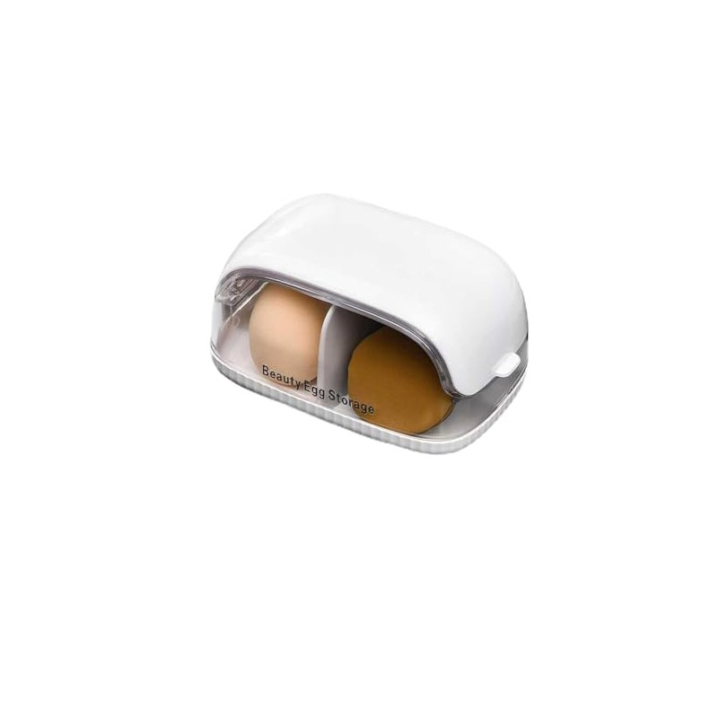 Guibell Soporte de esponja de maquillaje, Estuche Para Esponja De