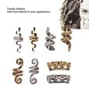 Viking Beard Hair Beads DIY Decorative Hair Braiding Beads for
