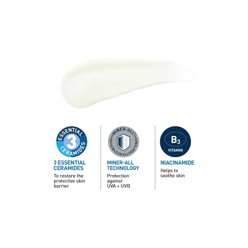 Cerave Protector Solar Mineral Invisible Niacinamida Spf 50