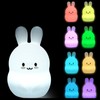 Rabbit Silicone Light Pat Night Light USB Rechargeable Light Kids