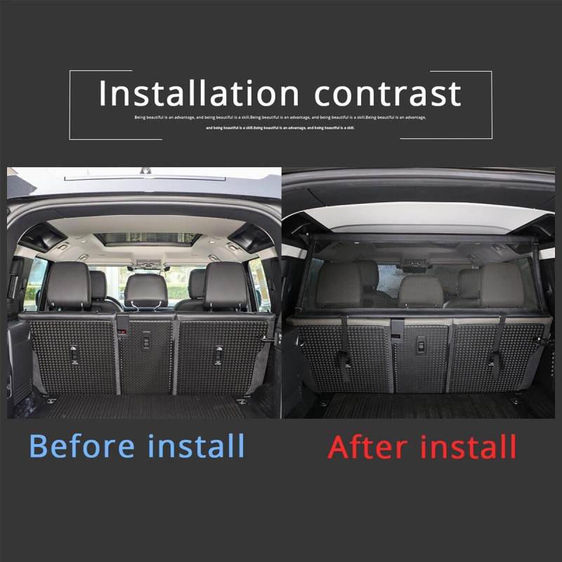 MXtech-23 Trunk Safety Pet Isolation Protection Net For Land Rover