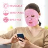 Compresa de hielo para el rostro, mascarilla de hielo reutilizable,