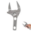 HKYLRAT Wide Jaw Adjustable Spanners Wrenches,Adjustable Spanner Wrench 16-68mm for