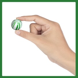 Jumbo Spearmint Mint Balls - 3 Pounds - Bulk Green Starlight Mints for Saint Patrick’s Day, Candy Buffets & Events | Refreshing Classic Minty Treats