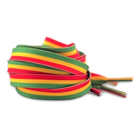 PinMaze Rasta Jamaican Braided Shoelaces