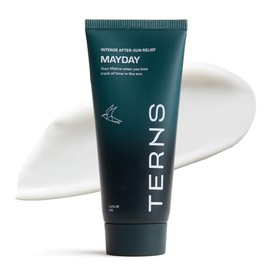 TERNS Mayday - Crema de gel intensiva After Sun, cuidado refrescante de la piel para aliviar las quemaduras solares, complejo bioactivo marino 3X con 