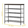 SUOERNUO Shoe Rack Organizer 5 Tier for Closet Entryway Free