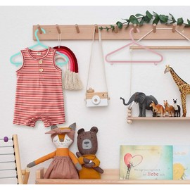 ilauke Baby Clothes Hangers Set, 40 Pieces Children's Clothes Hangers Clothes Hangers for Babies and Toddlers, 28.5 cm