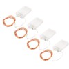4pcs LED String Lights 5.3m 52pcs Lamp Beads Warm Lighting
