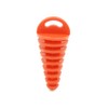 sourcing map Orange Motorcycle Exhaust Tube Pipe Plug Muffler Rubber