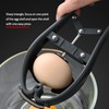 Stainless Steel Egg Opener, Egg Separator Easy Eggshell Cutter Egg