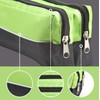 Arpan X-Large Size Double Zip Fabric Pencil Case - Ideal