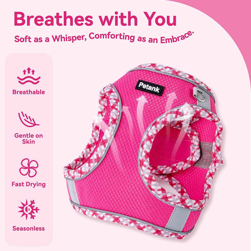Petank Dog Harness for Small Medium Dogs No Pull, Puppy