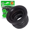 2 Stück Siphon Dichtung Ø 50/40 mm Gummirohradapter - Garantie