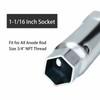 hiSpkNix Water Heater Wrench - 1-1/2" & 1-1/16" Dual Hex
