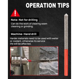 DT-DIATOOL Diamond Mortar Raking Bit - Tuck Pointing Bit with Carbide Tipped for Granite Marble Concrete Masonry Stone Removals Vacuum Brazed Bit (7.2 * 74mm)*2