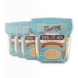 Bob's Red Mill Steel Cut Oats, 54oz (Pack of 4) - Non GMO, Whole Grain, Vegan, Kosher