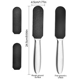 Callus Remover Callus File Upgrade, Callus Ober, Stainless Steel Foot Rasp and Double-Sided Foot File Remover, for Feet Foot File for Callus Removal, Coarse Fine Mini Callus Planer