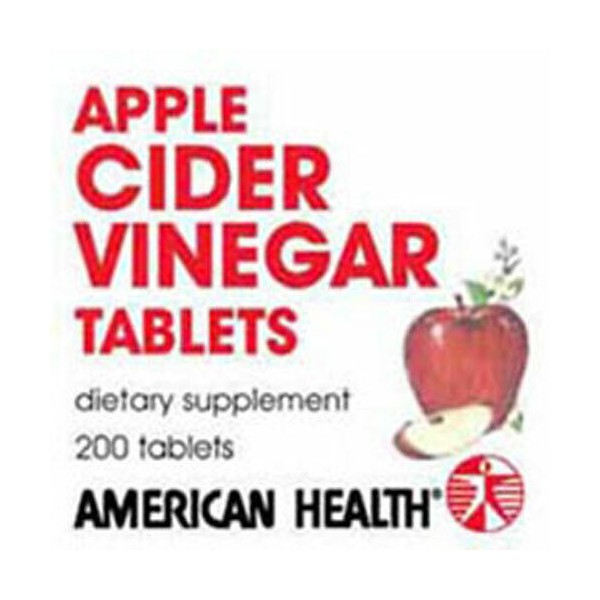 Apple Cider Vinegar 200 Tabs by American Health