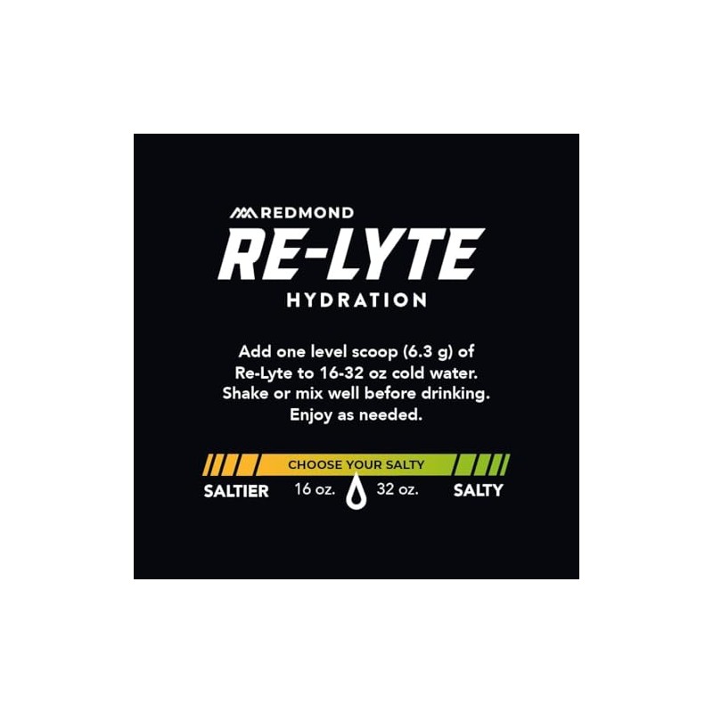 REDMOND Re-Lyte Electrolyte Drink Powder Mix (Lemon Lime), 30 Stick