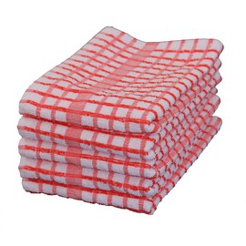 La Josefina Trapo Toalla de Cocina Secador Ultra Absorbente 100% Algodon (Rojo)