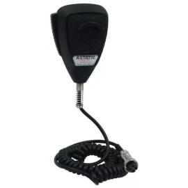 Uniden 6-Pin For UNIDEN 880/980 SSB Astatic 636L CB Mic Rubberized MATTE Black