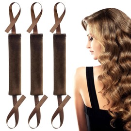 LunarCharm 3 Piece Hair Rollers Without Heat for Overnight Curls with Ribbon Curlers No Heat for Sleeping, Soft Curling Irons Without Heat Overnight for All Hair Types