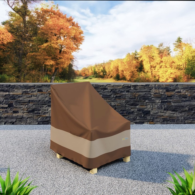 DUCKCOVERS Ultimate Waterproof Patio Lounge Chair Cover, All Weather Protection,